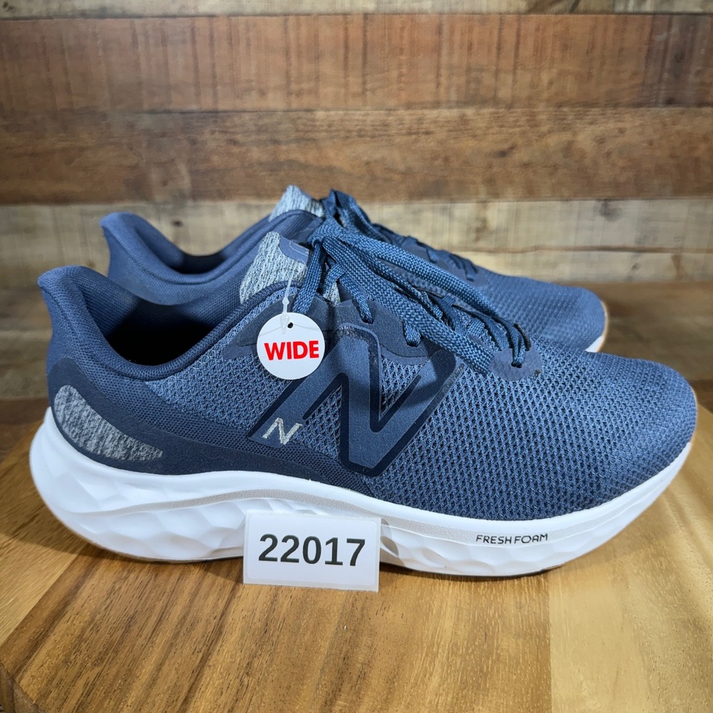 NEW Balance Fresh Foam Arishi v4 Mens 9.5 4E Extra Wide Blue Running Shoes